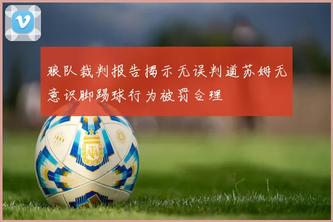 狼队裁判报告揭示无误判道苏姆无意识脚踢球行为被罚合理
